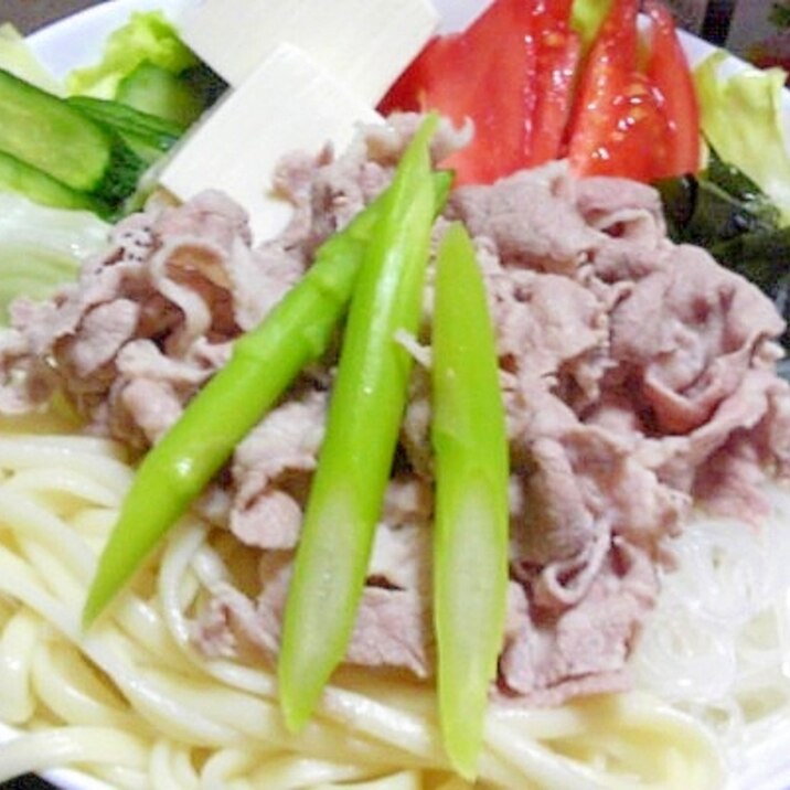 冷やし豚しゃぶうどん